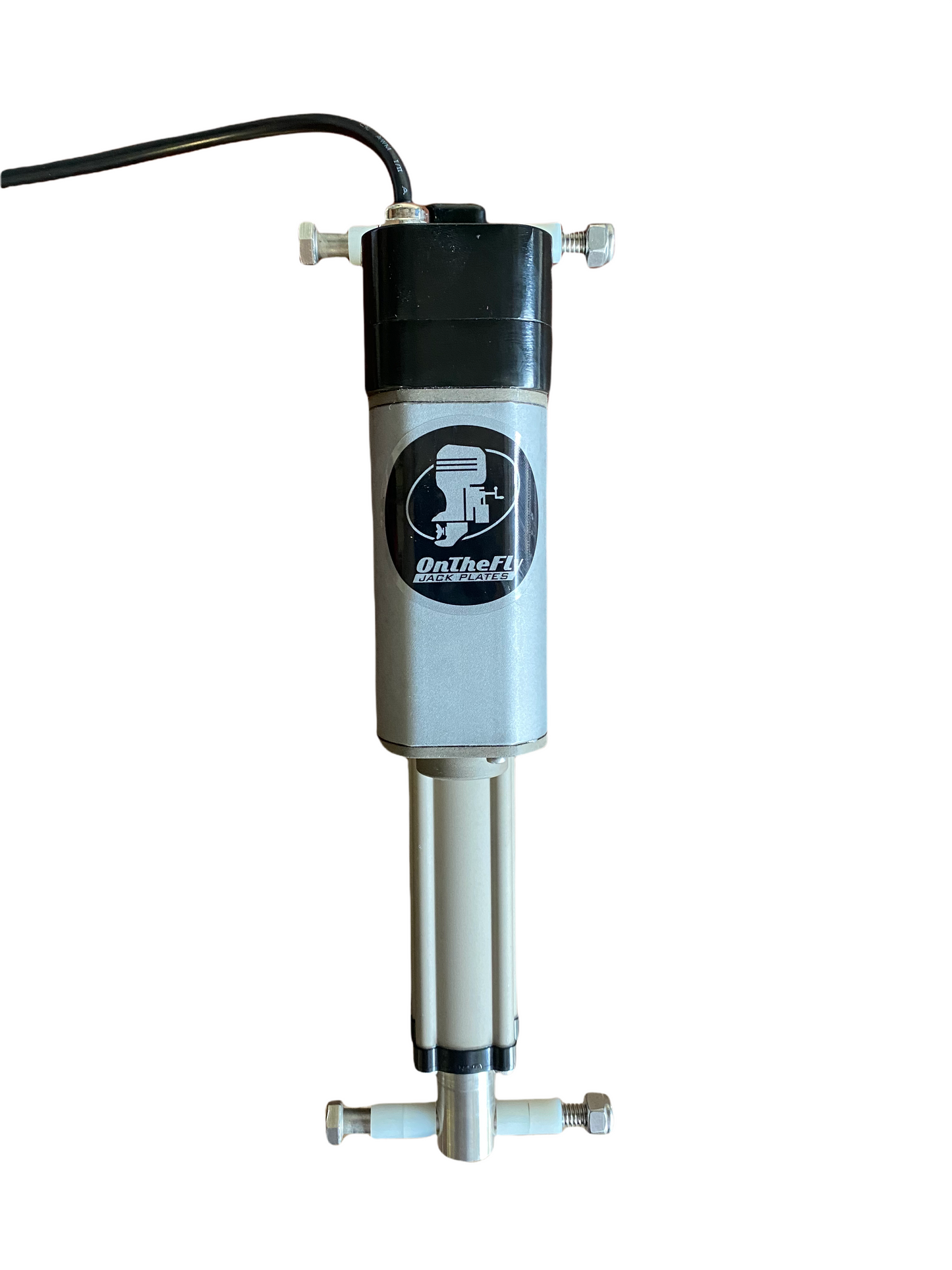 Plug and Play Electric Conversion Kit (Actuator with Battery Box) | On The Fly Jack Plates
