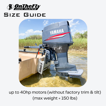Standard Manual Jack Plate (up to 40hp)