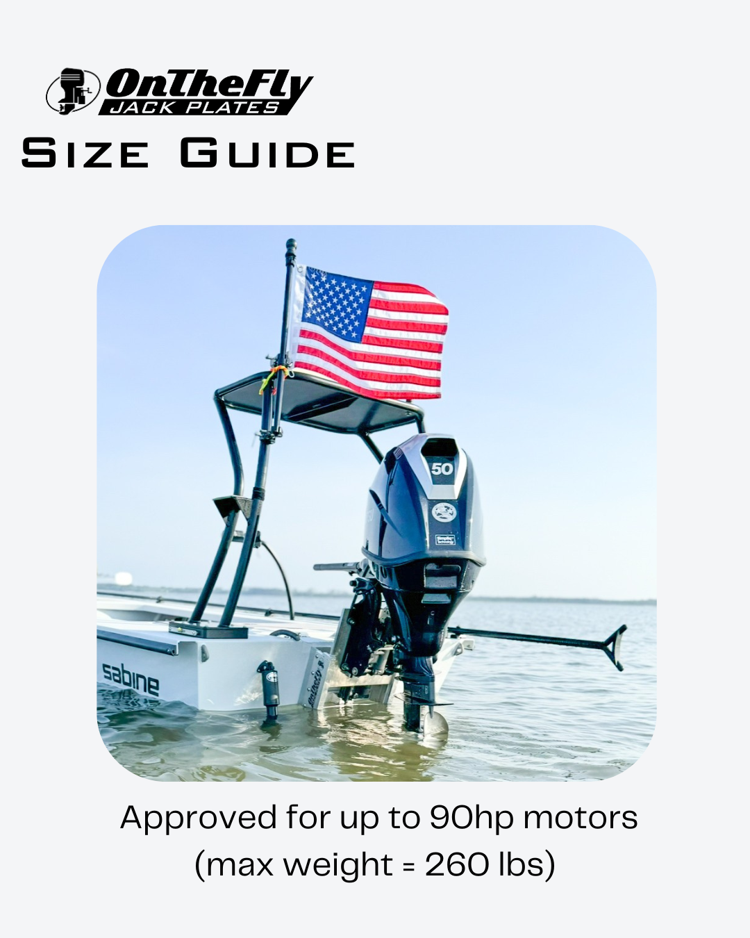 Large Plug and Play Electric Jack Plate (up to 90hp)