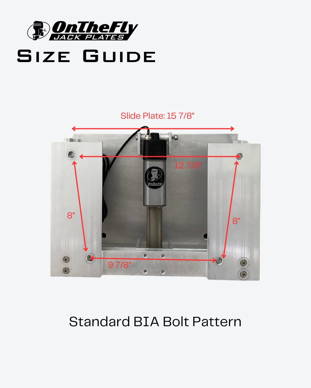Large Plug and Play Electric Jack Plate (up to 90hp)