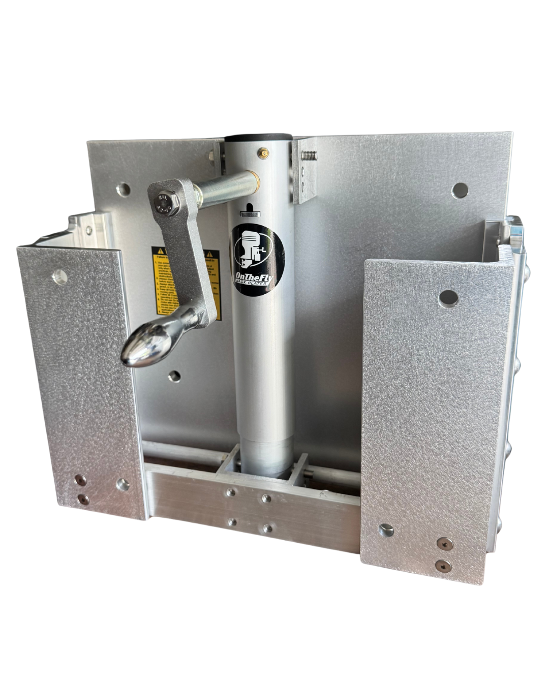 Large Manual Jack Plate (up to 50hp motors) + Install Kit (Complete Setup) - On The Fly Jack Plates