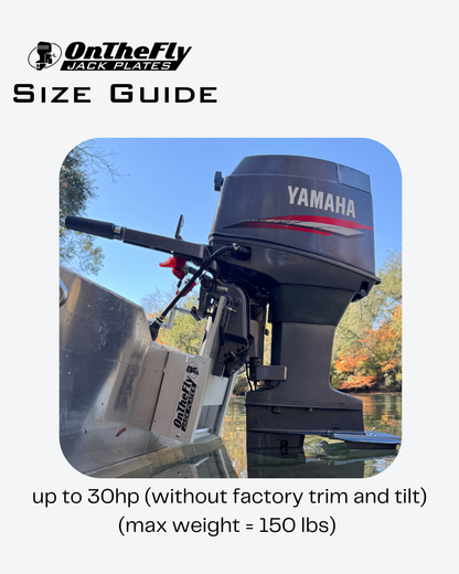 Standard Manual Jack Plate (up to 30hp)