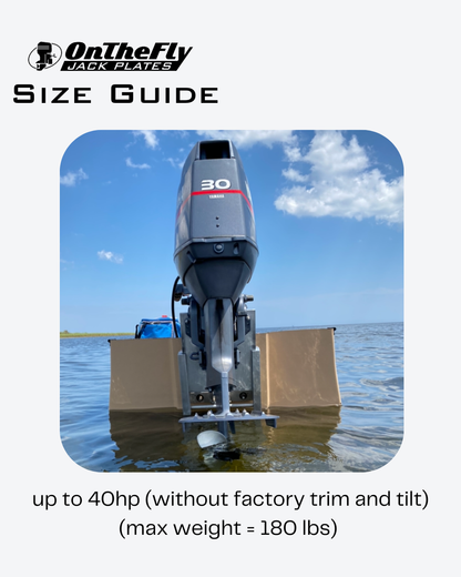 Standard Plug and Play Electric Jack Plate (up to 40hp)