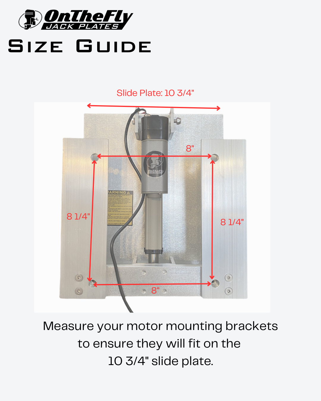 Standard Plug and Play Electric Jack Plate (up to 40hp)